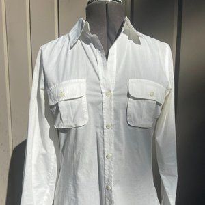 Banana Republic - Women's White Button Down Shirt
